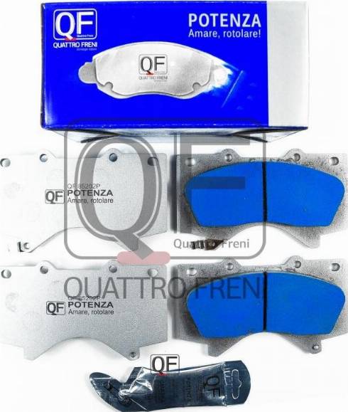 Quattro Freni QF85202P - Гальмівні колодки, дискові гальма avtolavka.club