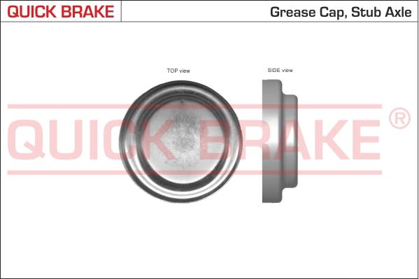 QUICK BRAKE 9824 - Кришка / захисний ковпак avtolavka.club