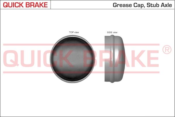 QUICK BRAKE 9821 - Кришка / захисний ковпак avtolavka.club