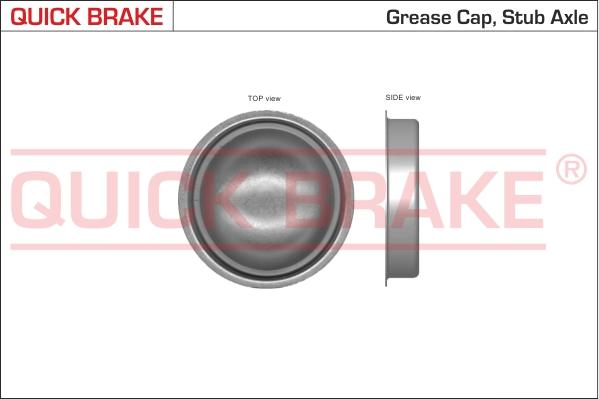 QUICK BRAKE 9822 - Кришка / захисний ковпак avtolavka.club