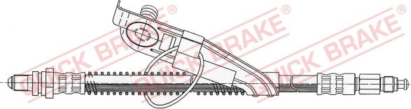 QUICK BRAKE 42.916 - Гальмівний шланг avtolavka.club