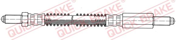 QUICK BRAKE 42.507 - Гальмівний шланг avtolavka.club