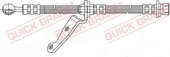 QUICK BRAKE 59.901 - Гальмівний шланг avtolavka.club