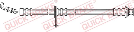 QUICK BRAKE 50.809 - Гальмівний шланг avtolavka.club