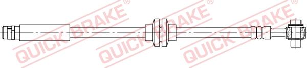 QUICK BRAKE 50.207X - Гальмівний шланг avtolavka.club