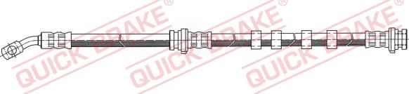 QUICK BRAKE 58.981 - Гальмівний шланг avtolavka.club