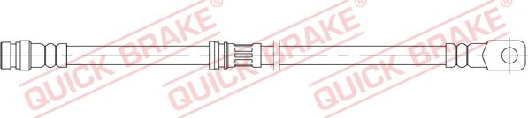 QUICK BRAKE 58.883 - Гальмівний шланг avtolavka.club