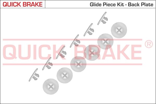 QUICK BRAKE 6858K - Комплектуючі, барабанний гальмівний механізм avtolavka.club