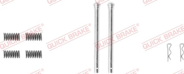 QUICK BRAKE 109-0970-1 - Комплектуючі, колодки дискового гальма avtolavka.club