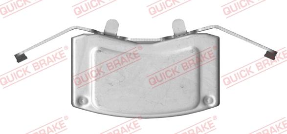 QUICK BRAKE 109-0051R-1 - Комплектуючі, колодки дискового гальма avtolavka.club