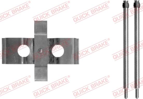 QUICK BRAKE 109-1611-1 - Комплектуючі, колодки дискового гальма avtolavka.club