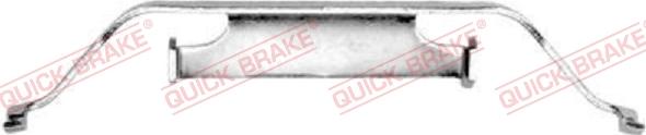 QUICK BRAKE 109-1096-1 - Комплектуючі, колодки дискового гальма avtolavka.club