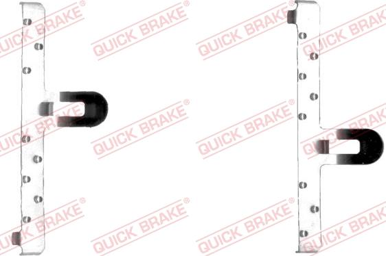 QUICK BRAKE 109-1048-1 - Комплектуючі, колодки дискового гальма avtolavka.club