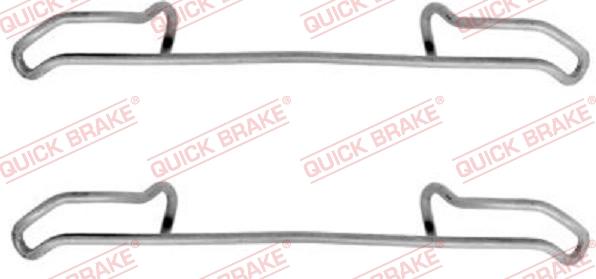 QUICK BRAKE 1091085 - Комплектуючі, колодки дискового гальма avtolavka.club