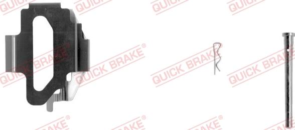 QUICK BRAKE 109-1141-1R - Комплектуючі, колодки дискового гальма avtolavka.club