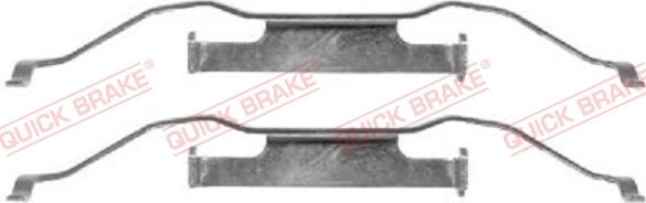 QUICK BRAKE 1091148 - Комплектуючі, колодки дискового гальма avtolavka.club