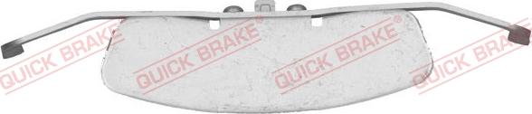 QUICK BRAKE 109-1846R-1 - Комплектуючі, колодки дискового гальма avtolavka.club