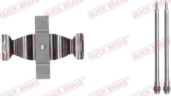 QUICK BRAKE 109-1803-1 - Комплектуючі, колодки дискового гальма avtolavka.club