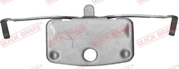 QUICK BRAKE 109-1882R-1 - Комплектуючі, колодки дискового гальма avtolavka.club