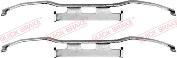 QUICK BRAKE 1091213 - Комплектуючі, колодки дискового гальма avtolavka.club