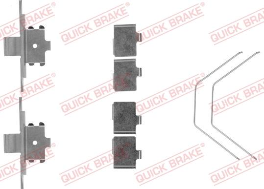 QUICK BRAKE 109-1791R-1 - Комплектуючі, колодки дискового гальма avtolavka.club