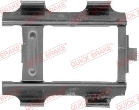 QUICK BRAKE 109-1793R-1 - Комплектуючі, колодки дискового гальма avtolavka.club