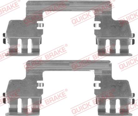 QUICK BRAKE 109-1784R-1 - Комплектуючі, колодки дискового гальма avtolavka.club