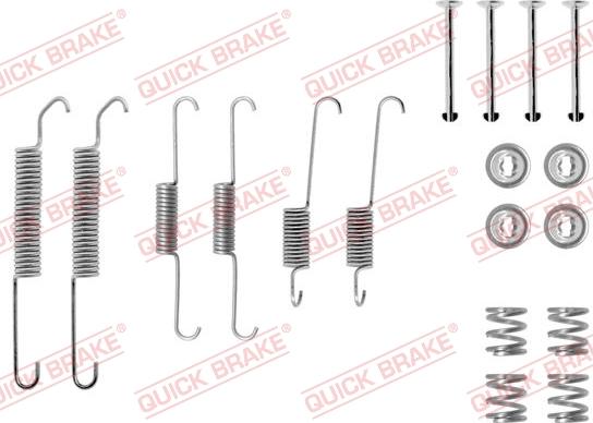 QUICK BRAKE 105-0590 - Комплектуючі, барабанний гальмівний механізм avtolavka.club