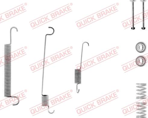 QUICK BRAKE 105-0547-1 - Комплектуючі, барабанний гальмівний механізм avtolavka.club