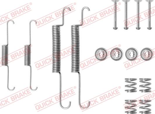 QUICK BRAKE 105-0556 - Комплектуючі, барабанний гальмівний механізм avtolavka.club