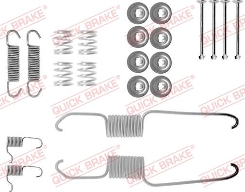 QUICK BRAKE 1050685 - Комплектуючі, барабанний гальмівний механізм avtolavka.club