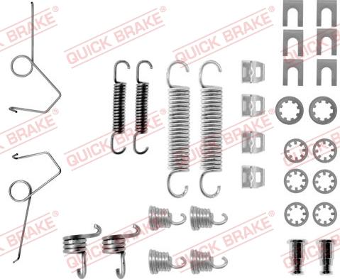 QUICK BRAKE 1050686 - Комплектуючі, барабанний гальмівний механізм avtolavka.club