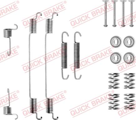 QUICK BRAKE 105-0682 - Комплектуючі, барабанний гальмівний механізм avtolavka.club