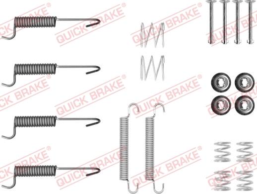 QUICK BRAKE 105-0047 - Комплектуючі, гальмівна система avtolavka.club