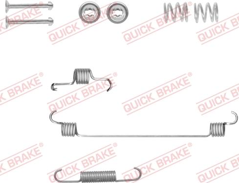 QUICK BRAKE 105-0018-1L - Комплектуючі, барабанний гальмівний механізм avtolavka.club