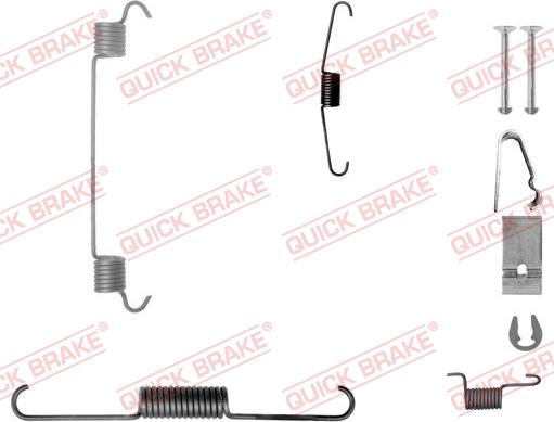 QUICK BRAKE 105-0038-1R - Комплектуючі, барабанний гальмівний механізм avtolavka.club