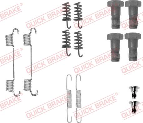 QUICK BRAKE 1050867 - Комплектуючі, гальмівна система avtolavka.club