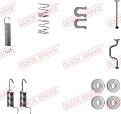 QUICK BRAKE 105-0810-1 - Комплектуючі, гальмівна система avtolavka.club