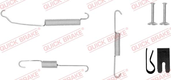 QUICK BRAKE 105-0882-1 - Комплектуючі, барабанний гальмівний механізм avtolavka.club