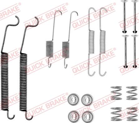 QUICK BRAKE 1050830 - Комплектуючі, барабанний гальмівний механізм avtolavka.club