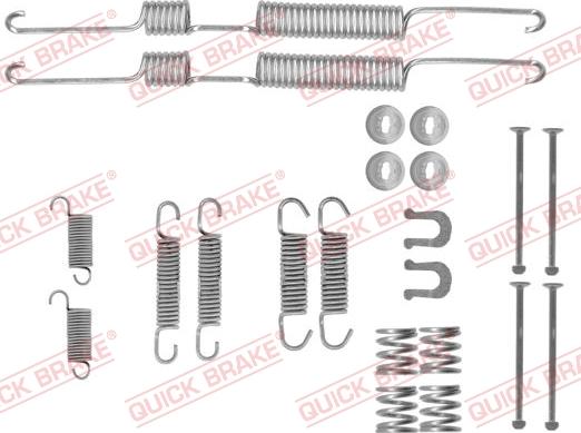 QUICK BRAKE 105-0870X - Комплектуючі, барабанний гальмівний механізм avtolavka.club