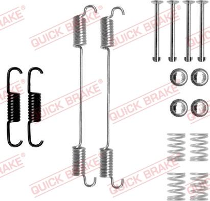 QUICK BRAKE 1050796 - Комплектуючі, барабанний гальмівний механізм avtolavka.club