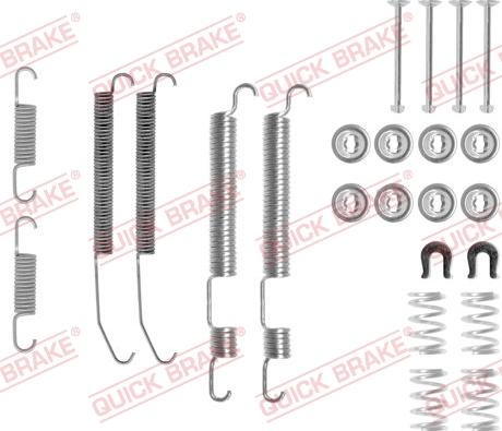 QUICK BRAKE 105-0759 - Комплектуючі, барабанний гальмівний механізм avtolavka.club