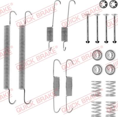 QUICK BRAKE 1050707 - Комплектуючі, барабанний гальмівний механізм avtolavka.club