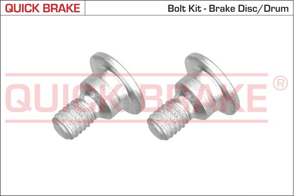 QUICK BRAKE 11660K - Комплект болтів, гальмівний диск avtolavka.club