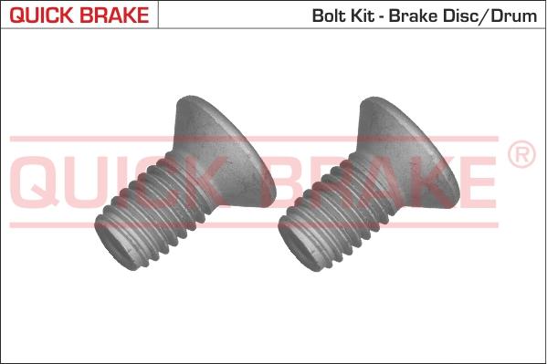 QUICK BRAKE 11670K - Комплект болтів, гальмівний диск avtolavka.club