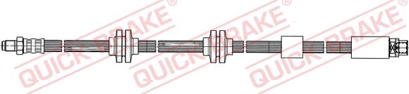 QUICK BRAKE 35.917 - Гальмівний шланг avtolavka.club