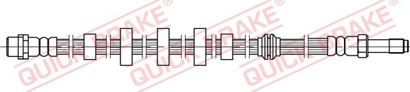 QUICK BRAKE 32.208 - Гальмівний шланг avtolavka.club