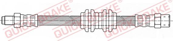 QUICK BRAKE 32.202 - Гальмівний шланг avtolavka.club
