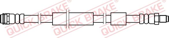 QUICK BRAKE 32.217 - Гальмівний шланг avtolavka.club